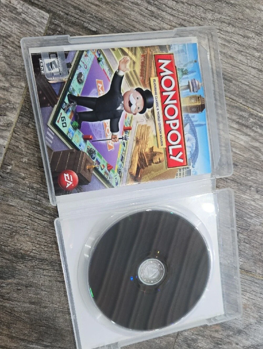 Monopoly Classic & World Edition (Sony PlayStation 3, 2008) PS3 Game CIB